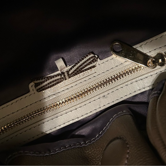 Henri Bendel Brown Leather Gold Chain Shoulder Crossbody Bag - Amazing! - Picture 12 of 14